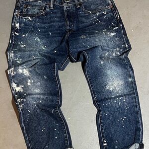 Ralph Lauren Dark Blue Splatter Jeans